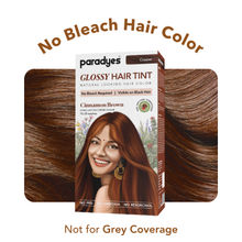 Paradyes Glossy Hair Tint Semi-Permanent Creme Color For Copper Cinnamon Brown