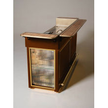 HAUS OF BARS BY SPEEDX Double Model 2.0 – Luxury Home Bar with Dual Refrigerators Brown (30L)