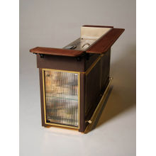 HAUS OF BARS BY SPEEDX Double Model 2.0 – Luxury Home Bar with Dual Refrigerators Tan (30L)