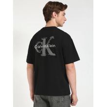 Calvin Klein Black Logo Oversized Fit Cotton T-shirt