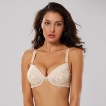 Makclan Love For Lace Underwired Plunge Bra - Nude