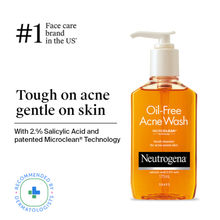 Neutrogena Oil Free Acne Cleansing Face Wash with 2% Salicylic Acid for Acne Prone & Oily Skin