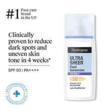 Neutrogena Ultrasheer Age Shield Fluid Face Sunscreen SPF 50+ PA++++