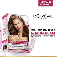 L'Oreal Paris Excellence Creme Triple Care Hair Color - 5.32 Caramel Brown