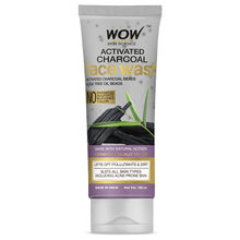 WOW Skin Science Activated Charcoal Face Wash Tube