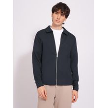 Selected Black Two-Way Zip Cardigan Sweatshirt