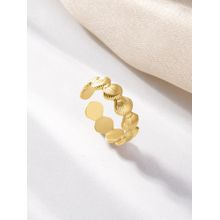 Palmonas Sculpted Shell Band Ring for Women - Waterproof and Anti-Tarnish
