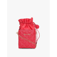Pelle Luxur Cherry Red Bucket Bag