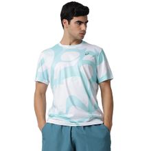 ASICS Men's White Polyester Sports T-Shirt