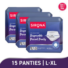 Sirona Disposable Period Panties for Heavy Flow (L-XL Size) B2G1 Combo