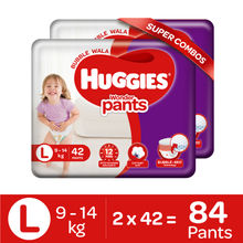 Huggies Wonder Pants - Large Size Diapers (9 - 14 Kg) - Combo - Pack Of 2