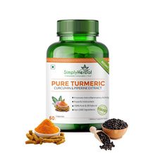 Simply Herbal Turmeric Curcumin Extract Capsules 800mg Joint Support