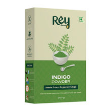 Rey Naturals Indigo Hair Color Powder - Natural Color That Nourishes Hair, Covers Gray Hair & Lasts Long