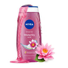 NIVEA Waterlily & care oil Body wash for long-lasting freshness