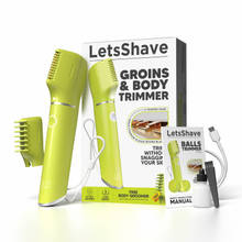 LetsShave Balls Trimmer For Men, Waterproof Intimate & Body Groomer With 90 Min Runtime