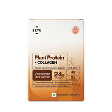 Setu Plant Protein + Veg Collagen 24G Protein Sachets - Vietnamese Iced Coffee (Pack Of 6)