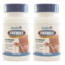 HealthVit Fatnile Fat Burner & Natural Weight Loss Capsules (Pack Of 2)