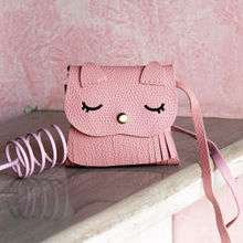 Lil' Star by Ayesha Pink Cat Fringe Bag For Kids, Children And Girls
