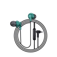 FINGERS SoundBoss Wired Earphones (Boss Sound | In-built Mic | L-pin Connector - Emerald Green)