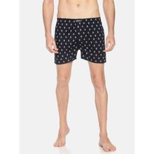 SHOWOFF Men's Cotton Casual Printed Boxers - Black