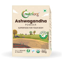 Nutriorg Certified Organic Ashwagandha Powder
