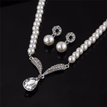 Jewels Galaxy Adorable Ad & Pearl Studded Mesmerizing Necklace Set With Bracelet For Women