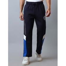Free Authority Official Captain America Graphic Printed Navy Blue Regular Fit Track Pant