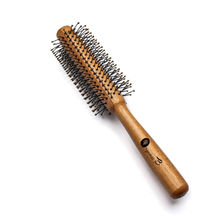 Organic B Wooden Hair Roller Brush Nylon Droplet Bristles
