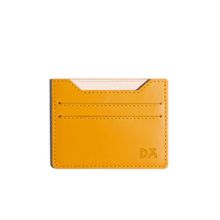 DailyObjects Chrome Yellow Skinnyfit Vegan Leather Wallet