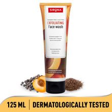 Sirona Natural Exfoliating Face Wash With Apricot & Flaxseed Extracts To Reduce Blemishes & Acne
