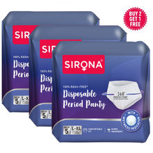 Sirona Disposable Period Panties for Heavy Flow (L-XL Size) B2G1 Combo