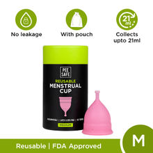 Pee Safe Reusable Menstrual Cup - No leakage,Rash-Free & Upto 12 Hours protection