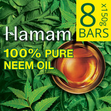 Hamam 100% Pure Neem Oil Soap - Pack Of 8