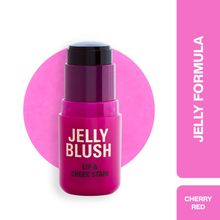 Makeup Revolution Jelly Blush Stick Lip and Cheek Stain - Cherry Red