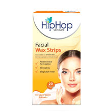 Hiphop Skincare Facial Wax Strips - For Upper Lips & Sidelocks (20 Strips)