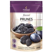 Rostaa Prunes Pitted Dried Plumps Pouch (Gluten Free, Non-gmo & Vegan)