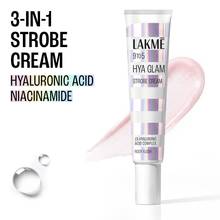 Lakme 9To5 3-in-1 Hya Glam Strobe Cream Moisturizer, Highlighter & Primer