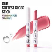 Lakme 9To5 Hya Glam Plump+Shine Clickstick Glossy, Hydrating & Moisturising