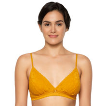 Wacoal Belle Padded Non-Wired 3/4Th Cup Lace Fashion Bra - Yellow