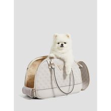 Guess Women Grey Pet Carrier Bag with Detachable Strap