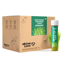 Akiva Love Wheatgrass Detox Ready To Drink Ayurvedic Juice (Pack Of 30)