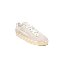 Puma White Suede Moccasin Sneakers