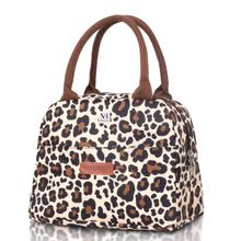 NFI Essentials Brown Animal Print Lunch Bag