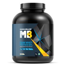 MuscleBlaze Raw Whey Protein Concentrate 80% - Unflavoured