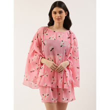 Clt.s Women Pink Co-Ord (Set of 2)