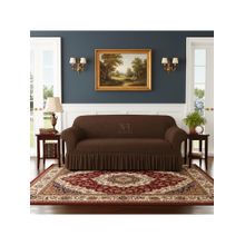 NFI Essentials Brown Solid Modern Minimalistic Sofa Cover