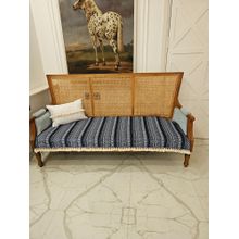 THROW PILLOW Navy Blue Geometric Contemporary Sofa Cover (2 Seater)