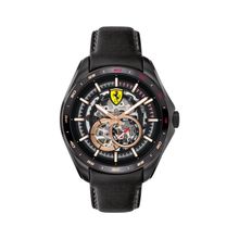 Scuderia Ferrari SPEEDRACER Mech Automatic Black Round Dial Men's Watch (0830688)