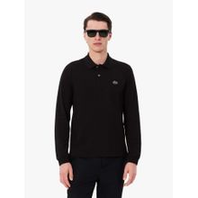 Lacoste Black Solid Straight Fit Polo T-Shirt
