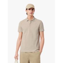 Lacoste Grey Solid Regular Fit Polo T-Shirt